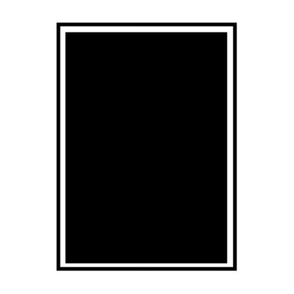 A black page indicating a black and white page in the program book