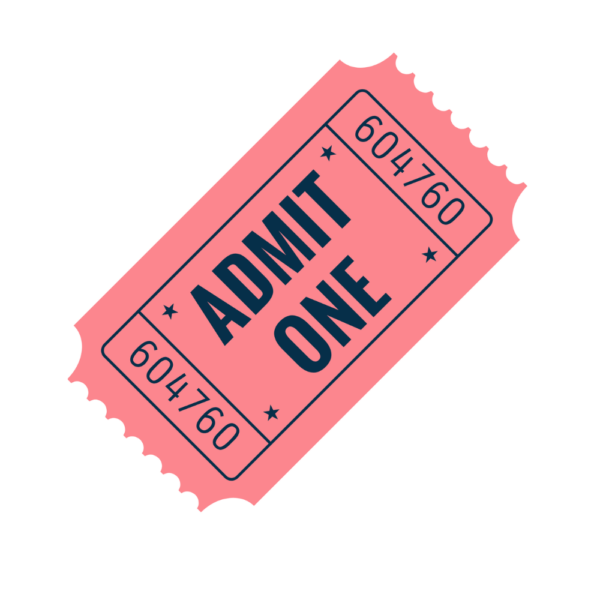 An admission ticket